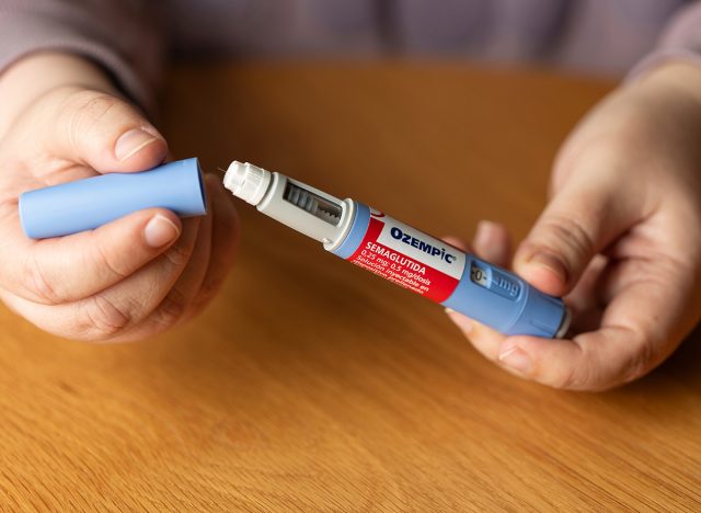 Santiago, Chile, august 16th, 2023. Pen injection of semaglutide named