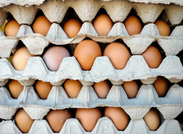 Karawang, Indonesia - June 13th : sell egg