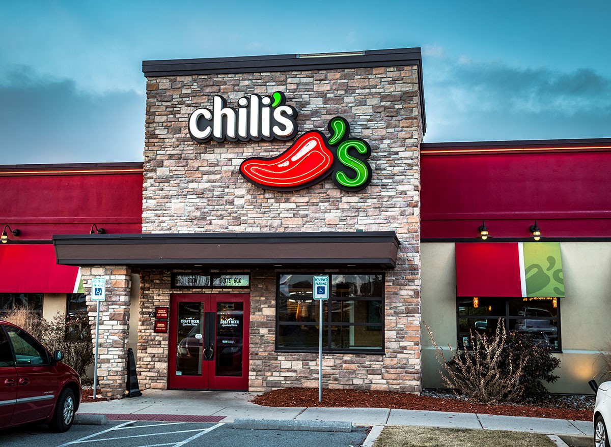 York, PA - December 30, 2016: Chili's bar and grill is a casual restaurant that specializes in Mexican cuisine.