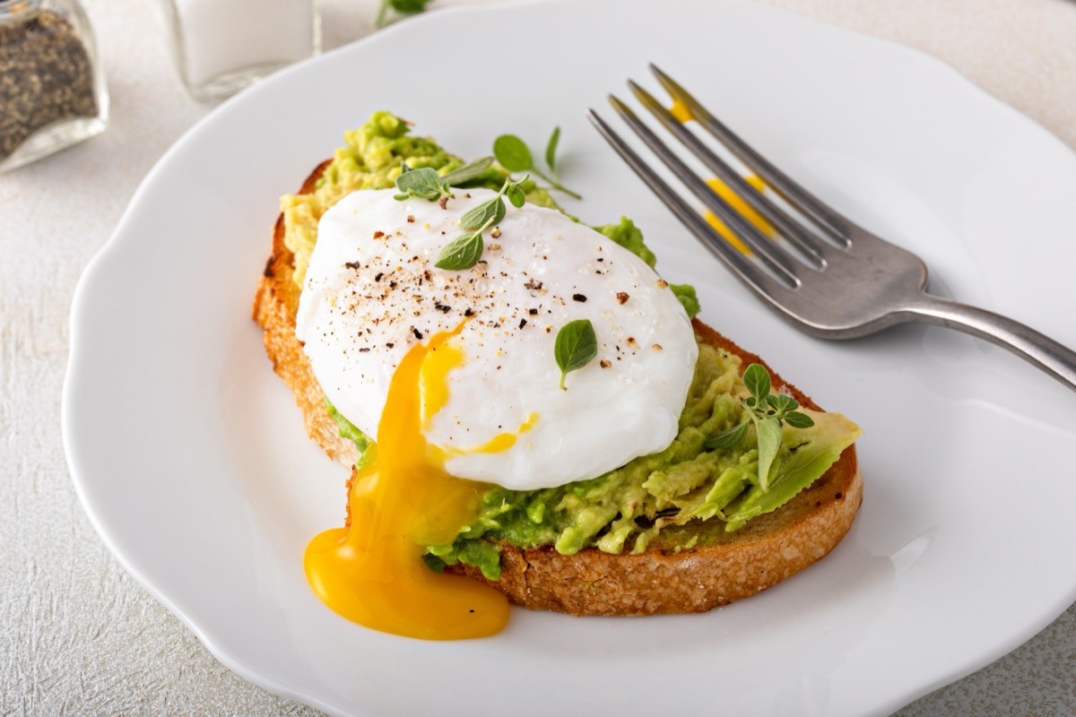 Avocado,Toast,With,A,Perfect,Poached,Egg,On,Top,With