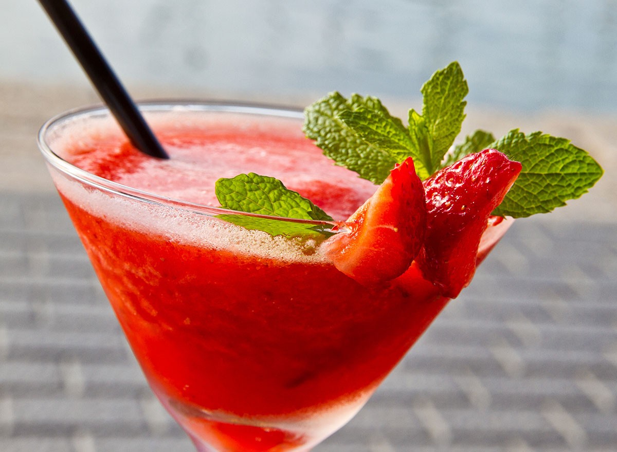 Strawberry Daiquiri drink alcohol