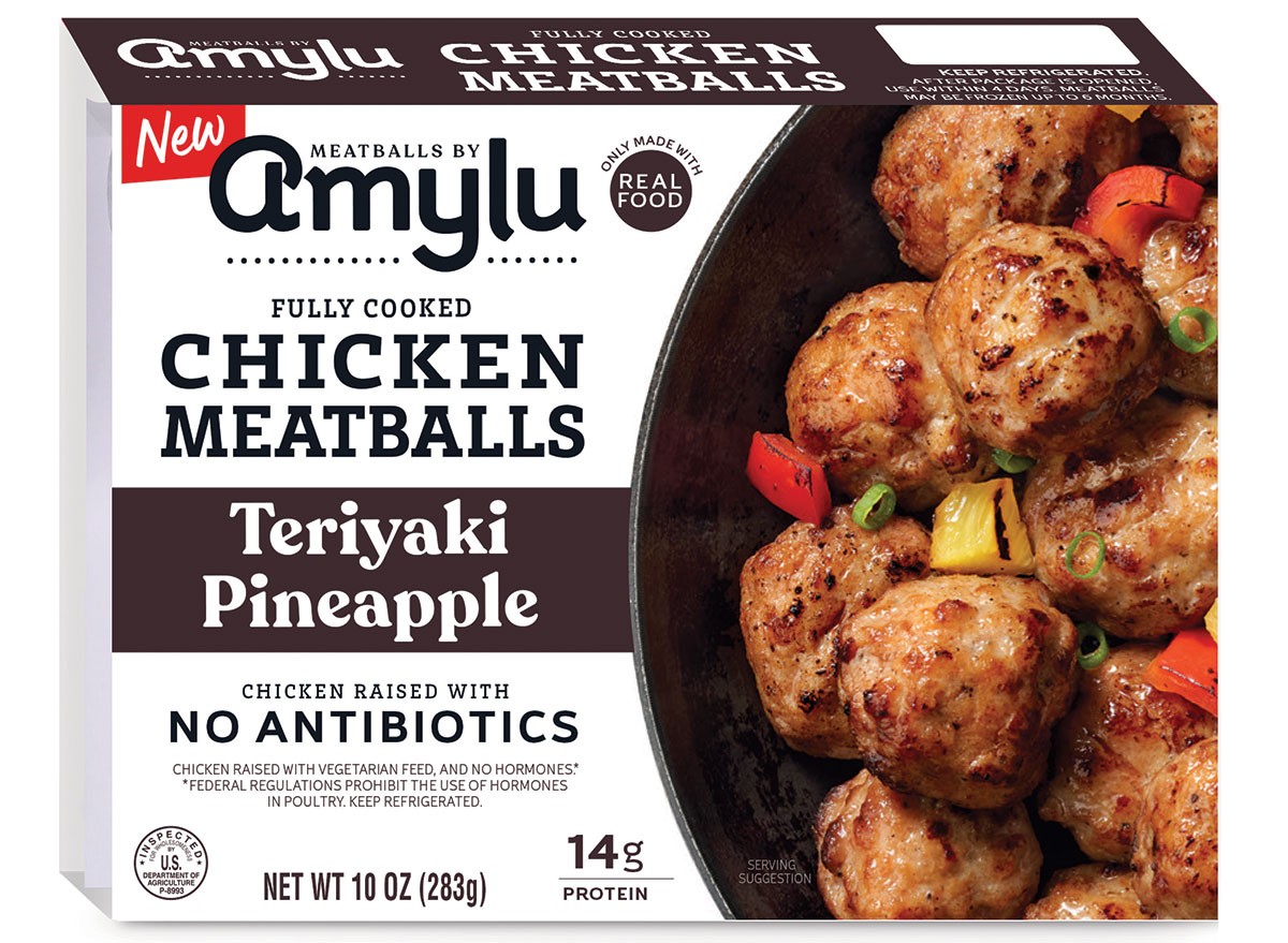 Teriyaki Pineapple Chicken Meatballs, Antibiotic Free