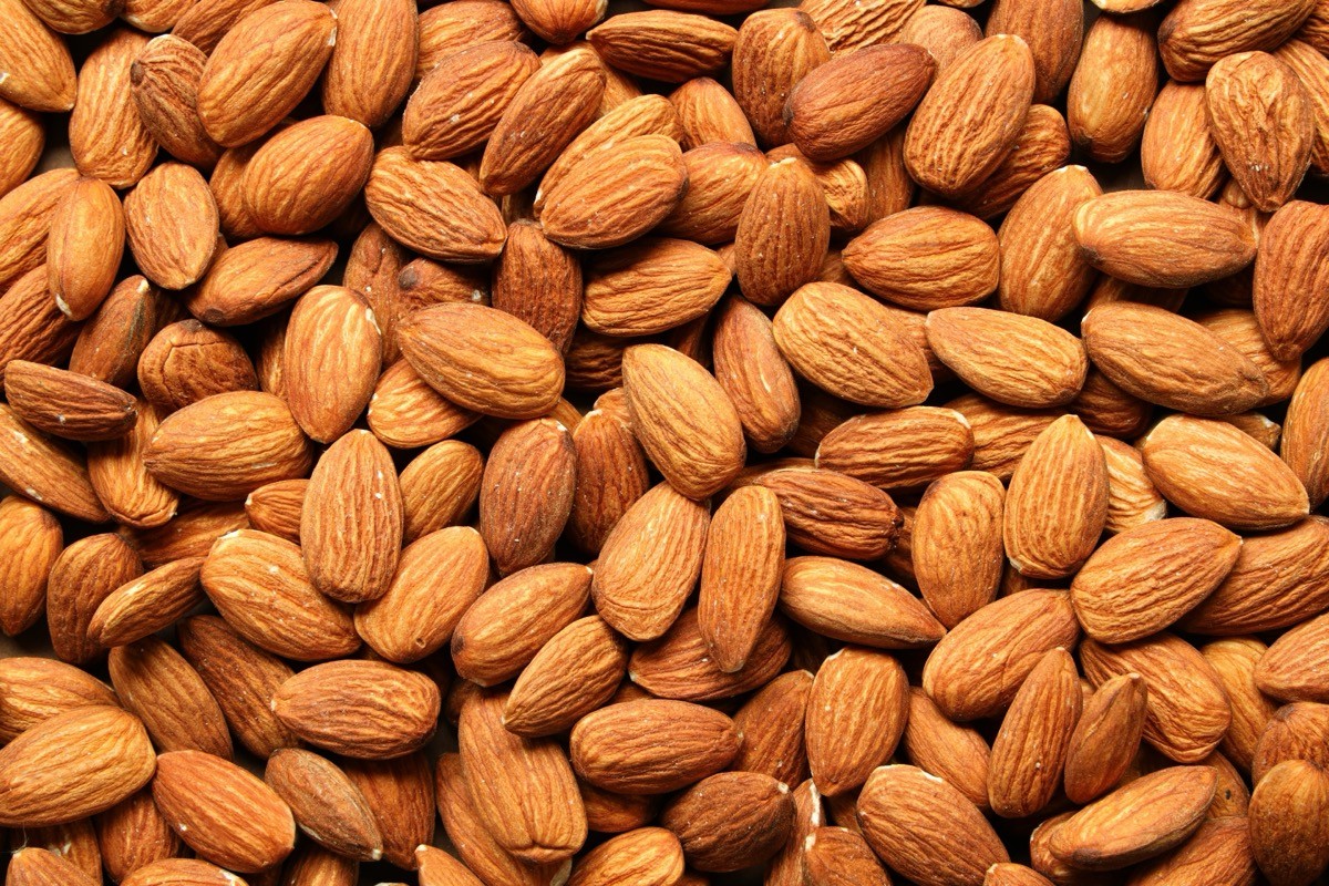 Creative,Layout,Made,Of,Almond,Nuts.,Flat,Lay.,Food,Concept.