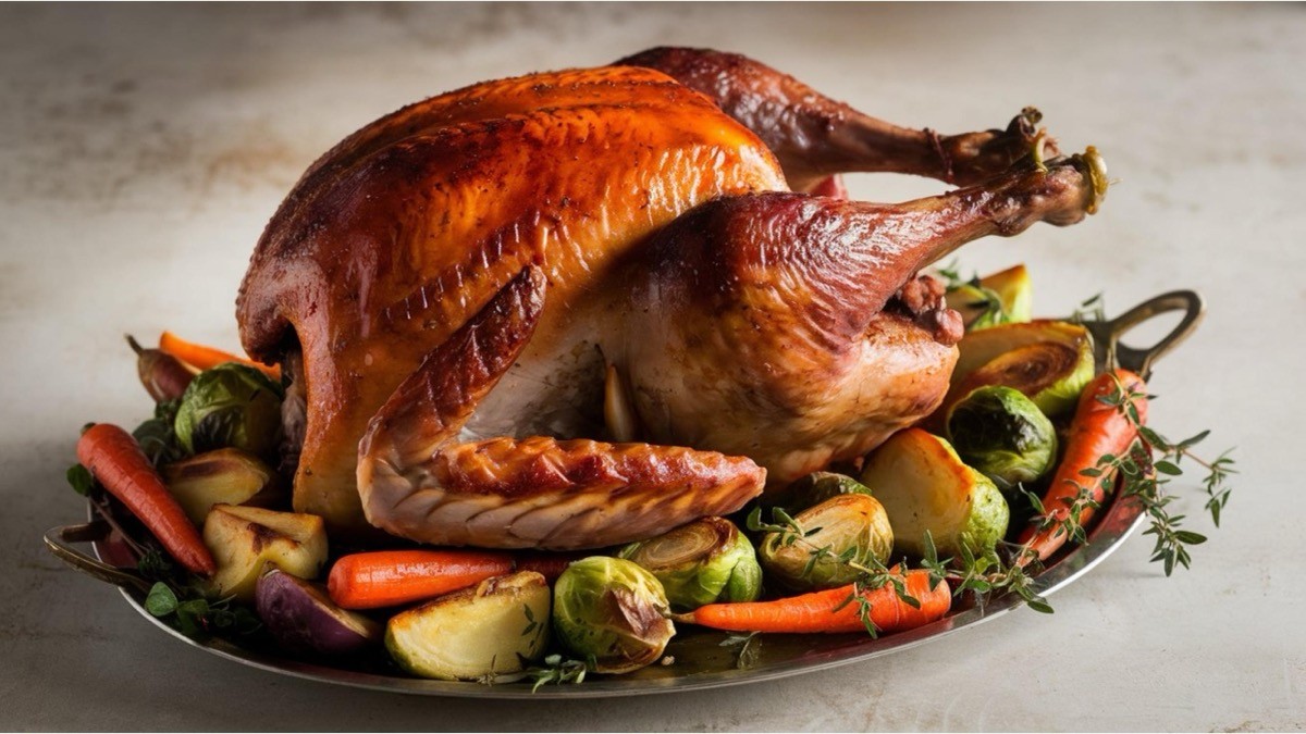 Roasted,Turkey:,Succulent,Turkey,Roasted,To,Perfection,With,Crispy,Skin,